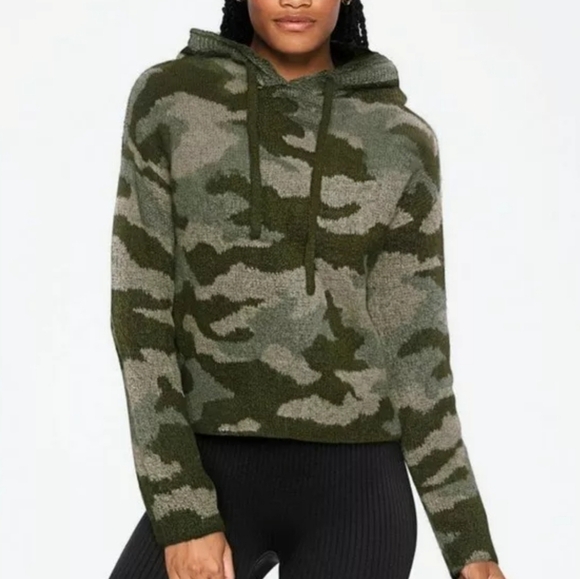 PINK Victoria's Secret Tops - Pink Victoria Secret Camouflage Hoodie